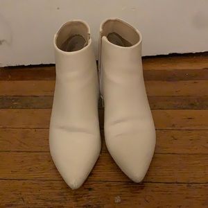 White Ann Taylor Short Boots - Size 7.5M